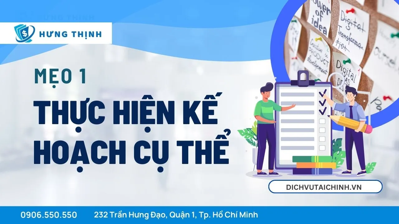 Lap Ke Hoach Cu The Truoc Khi Chung Minh Tai Chinh Du Lich