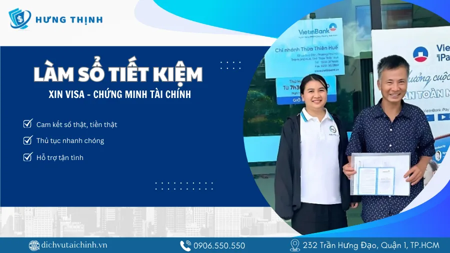 Lựa Chọn Dịch Vụ Làm Sổ Tiết Kiệm Xin Visa ở đâu Uy Tín