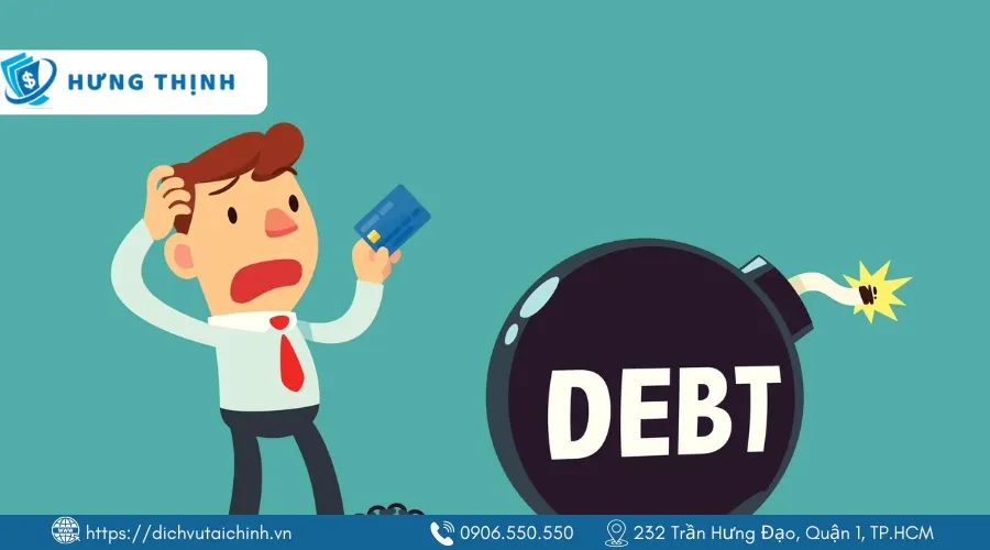 Nợ xấu ảnh hưởng đến mức độ tin cậy của hồ sơ