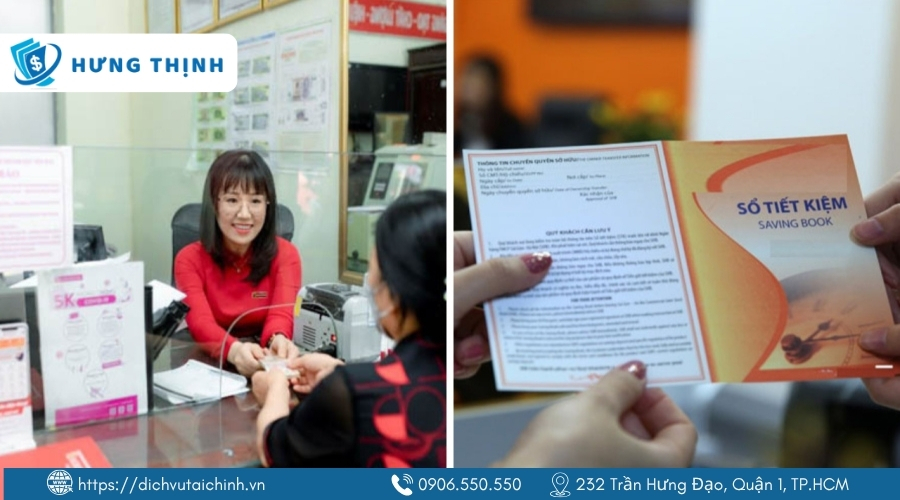 Thủ tục chuyển nhượng sổ tiết kiệm được thực hiện tại ngân hàng