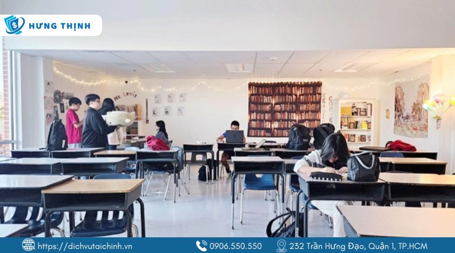 Học sinh được học tập trong môi trường giáo dục hàng đầu tại Mỹ
