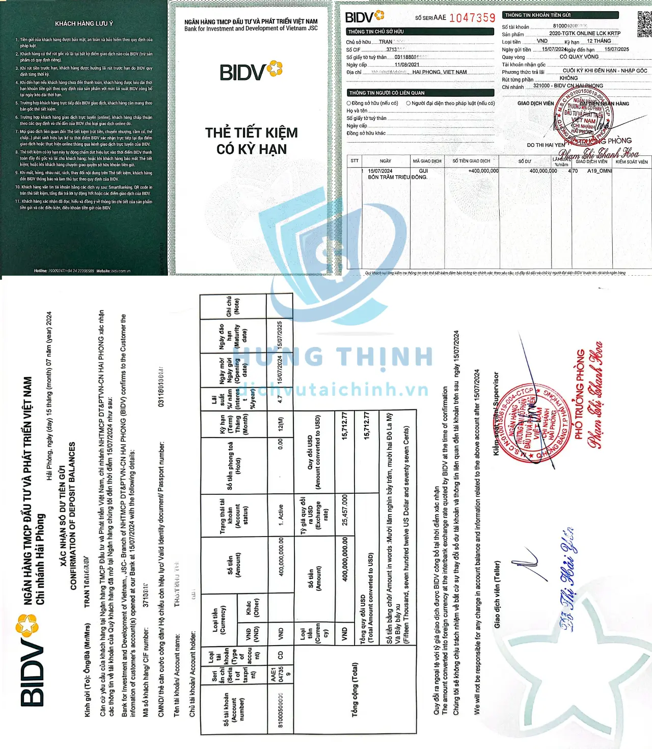 Top 10 Ngân Hàng Cung Cấp Mẫu Sổ Tiết Kiệm Ngân Hàng Được Lãnh Sự Quán Chấp Nhận Cao 3 Mẫu sổ tiết kiệm BIDV