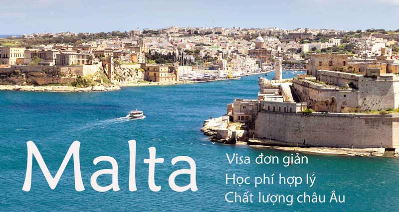 Du học Malta không cần chứng minh tài chính. 