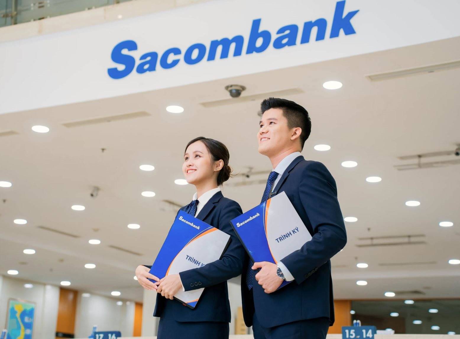 Mẫu Sổ Tiết Kiệm Và Giấy Xác Nhận Số Dư Sổ Tiết Kiệm Của Ngân Hàng Sacombank 1 Ngân hàng Sacombank uy tín, cung cấp đa dạng dịch vụ tài chính.
