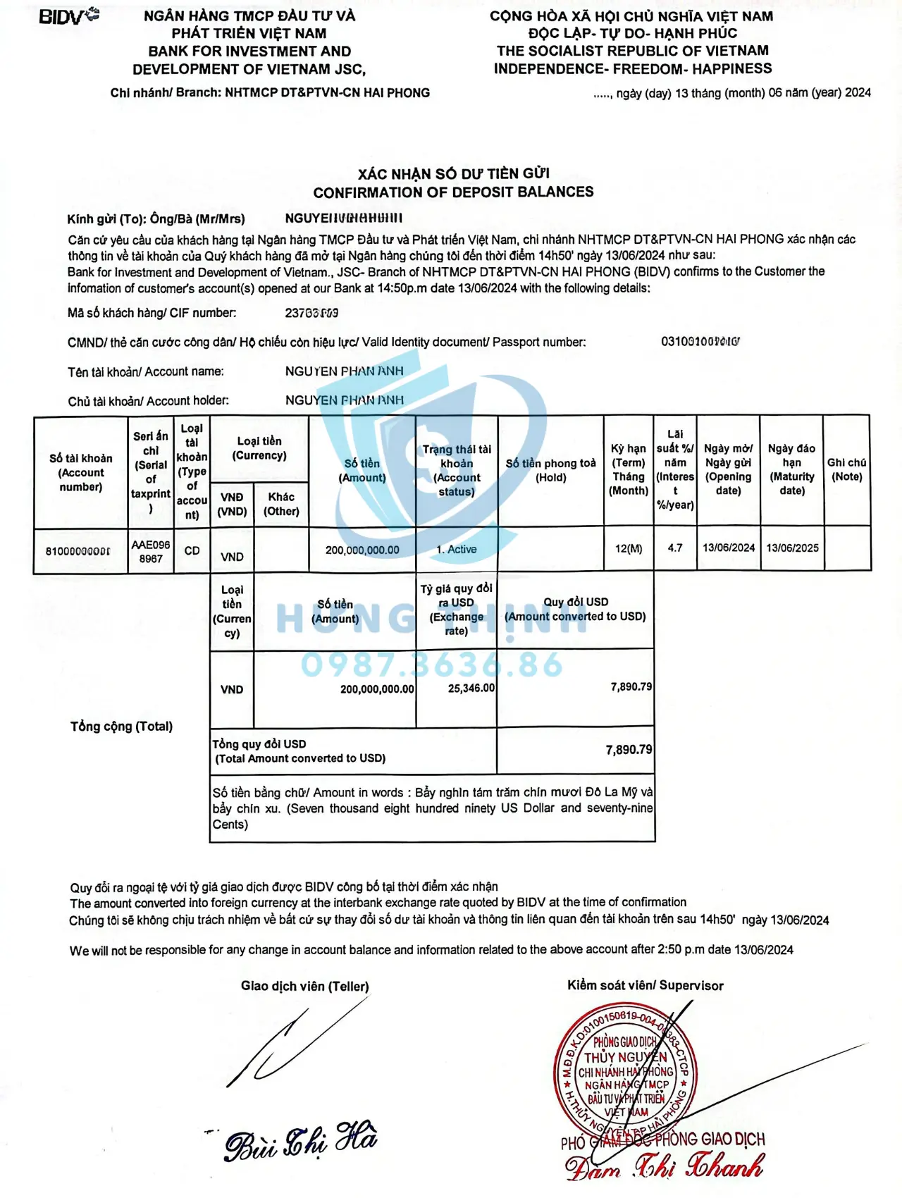 Mẫu Sổ Tiết Kiệm Và Giấy Xác Nhận Số Dư Sổ Tiết Kiệm BIDV 2 Mẫu giấy xác nhận số dư sổ tiết kiệm BIDV.