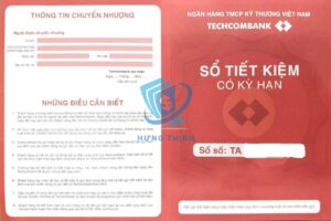 Mau So Tiet Kiem Tai Ngan Hang Techcombank