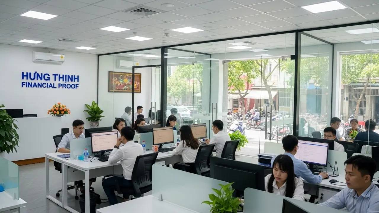 các công ty dịch vụ chứng minh tài chính